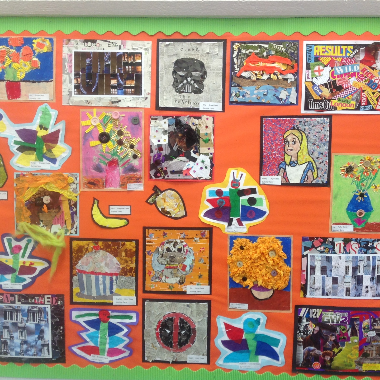 Summer Displays Around The School - St Mark's C of E Primary School