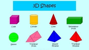 3D Shapes activities - St Mark's C of E Primary School