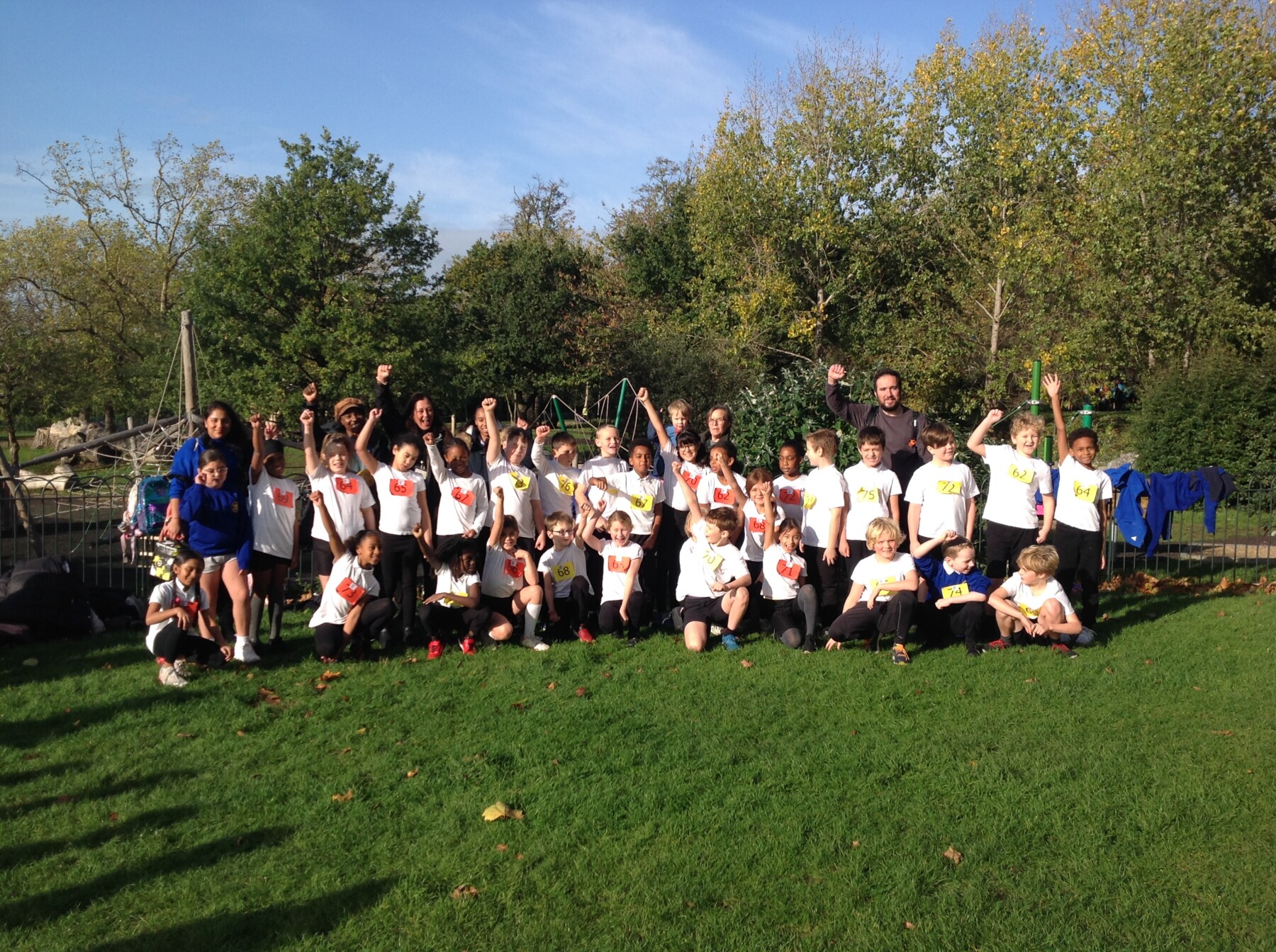 Country Running at Finsbury Park - St Mark's C of E Primary School